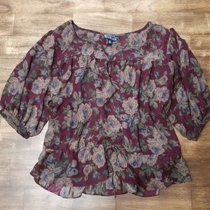 Floral Flowy Blouse / Shirt